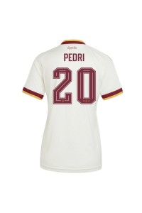 Espanja Pedri Gonzalez #20 Jalkapallovaatteet Naisten Vieraspaita MM-kisat 2026 Lyhythihainen